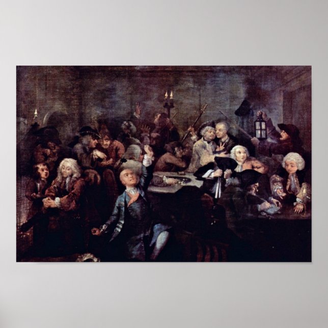 Póster El Hogarth William Hogarth Den (Frente)