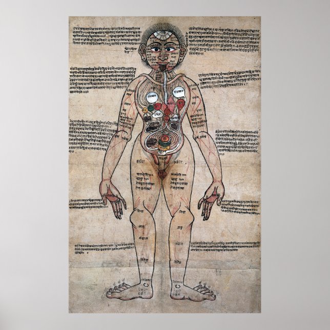 Póster El hombre ayurvédico (Frente)