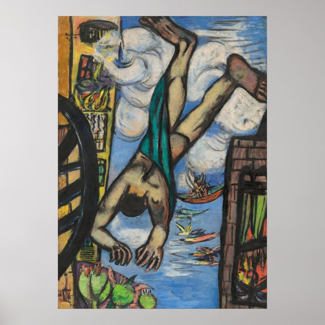 PÓSTER EL HOMBRE CAÍDO (Frente)