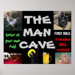 PÓSTER EL HOMBRE CAVE