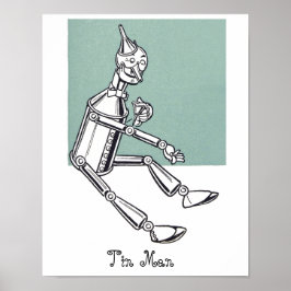 Póster El hombre de hojalata del libro El maravilloso mag