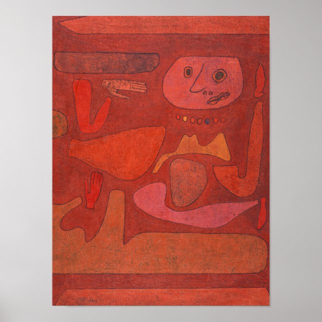 Póster El hombre de la confusión de Paul Klee (Frente)
