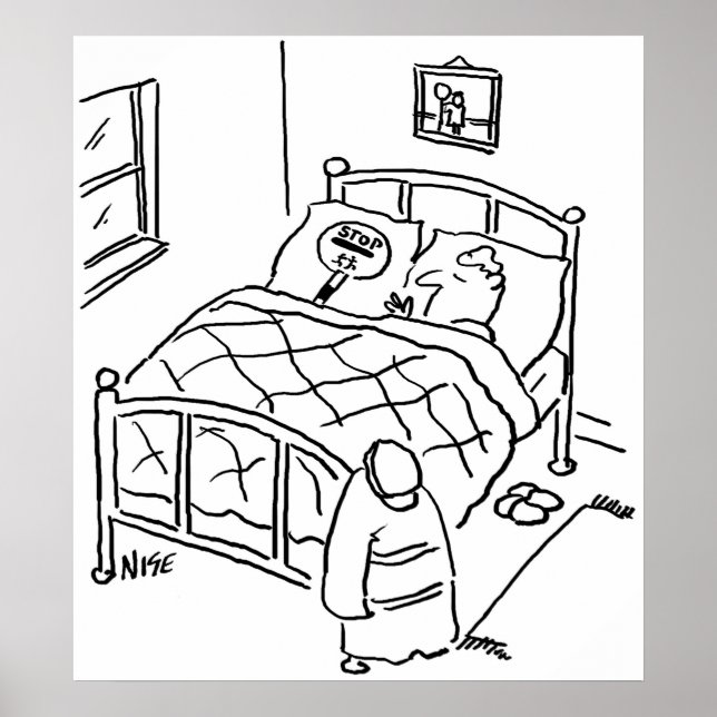 Póster El hombre de la pop dormido con su piruleta (Frente)