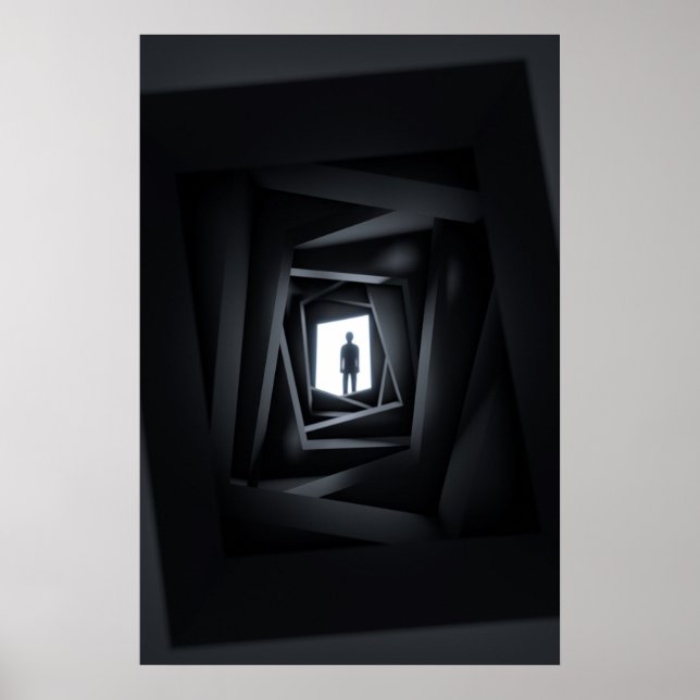 Póster El hombre de la sombra (Frente)