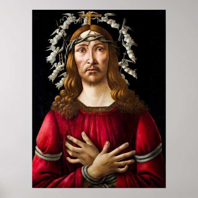 Póster El hombre de las penas de Sandro Botticelli (Frente)