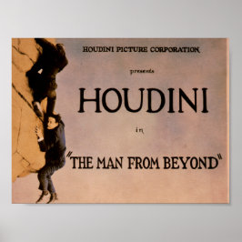 Póster El hombre de más allá (película de Houdini, 1922)