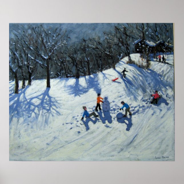 Póster El hombre de nieve (Frente)