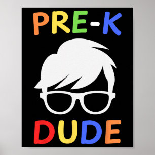 Póster El Hombre De Prek Regresa A La Escuela El Primer D