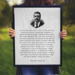 Póster El hombre de Roosevelt en el escenario