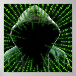 Póster El hombre del código binario