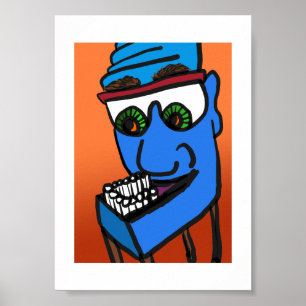 Póster El hombre dentista por Tipos Tontos