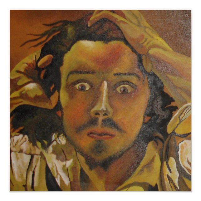 Póster El hombre desesperado (Anverso)