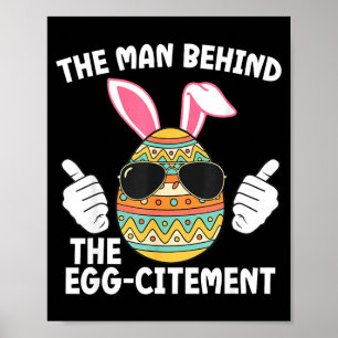 Póster El hombre detrás del papá de Pascua de huevo-citac