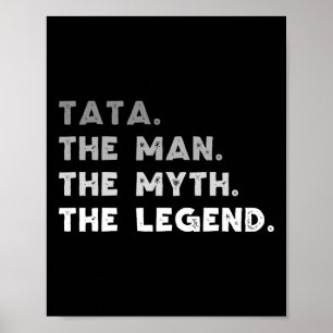 Póster El hombre el mito de la leyenda Guay Tata