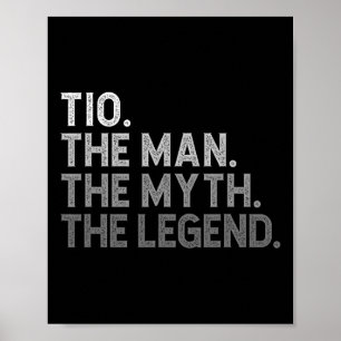 Póster El hombre el mito la leyenda Día del padre diverti