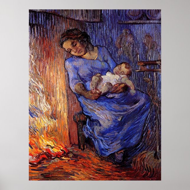 Póster El hombre está en el mar por Vincent van Gogh (Frente)