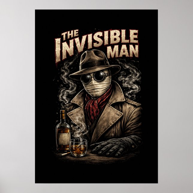 Póster El hombre invisible (Frente)