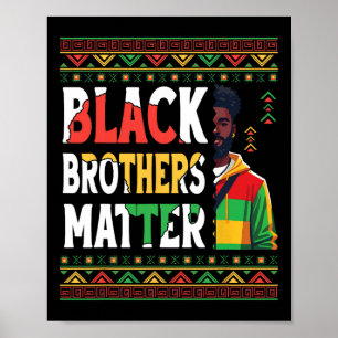 Póster El hombre negro: los hermanos negros, el problema