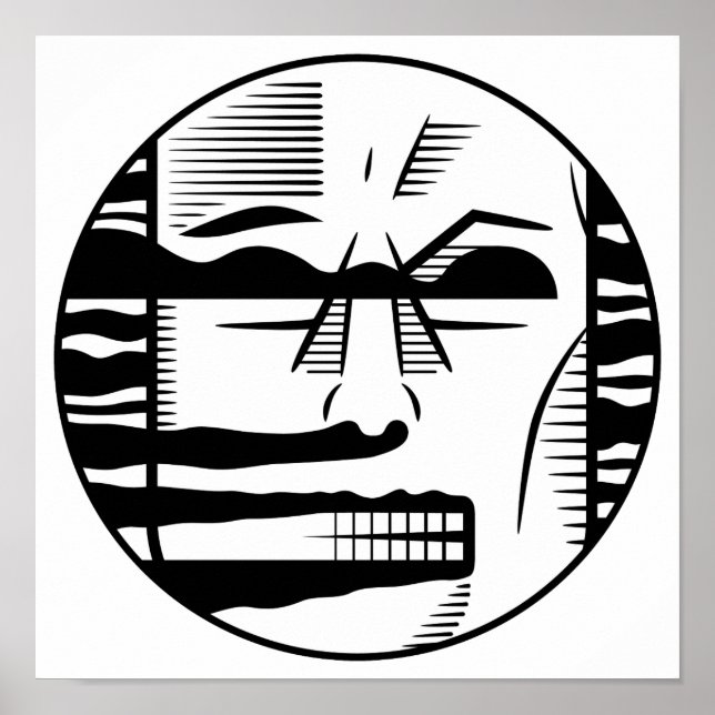 Póster El hombre oscuro (Frente)