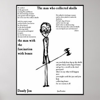 Póster El hombre que coleccionó cráneos