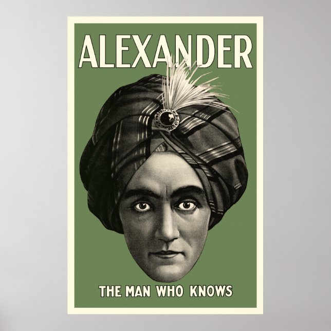 Póster El hombre que conoce al Poster - verde (Frente)