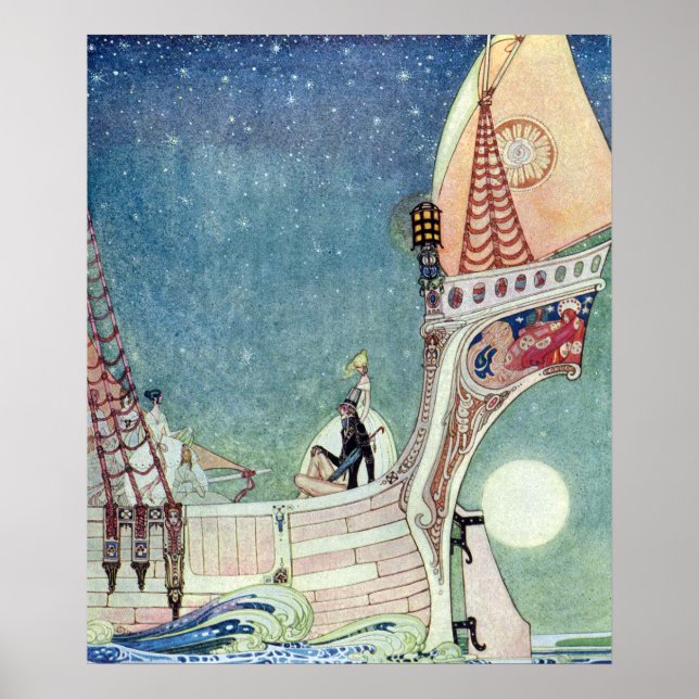 Póster El hombre que nunca se rió de Kay Nielsen (Frente)