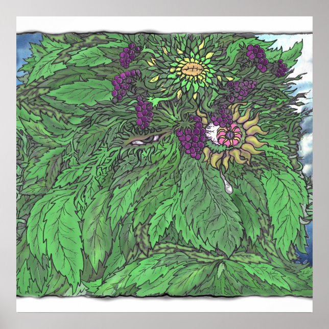 Póster El hombre verde (Frente)