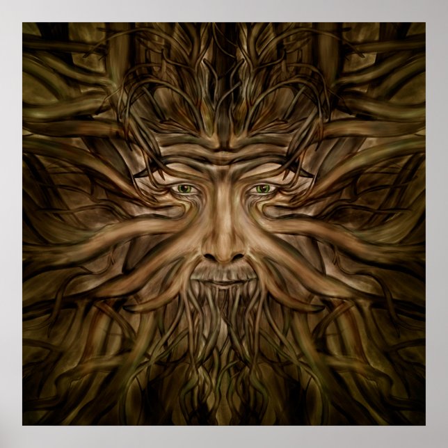 Póster El hombre verde (Frente)