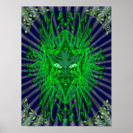 Póster el hombre verde