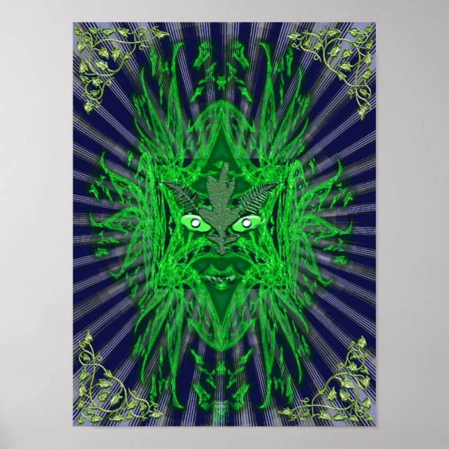 Póster el hombre verde (Frente)