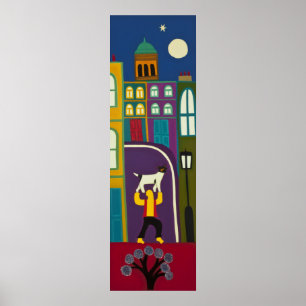 Póster El hombre y el suyo persiguen cada día en el