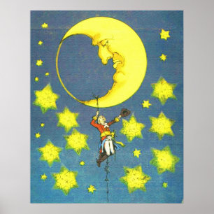 Póster El hombre y la luna