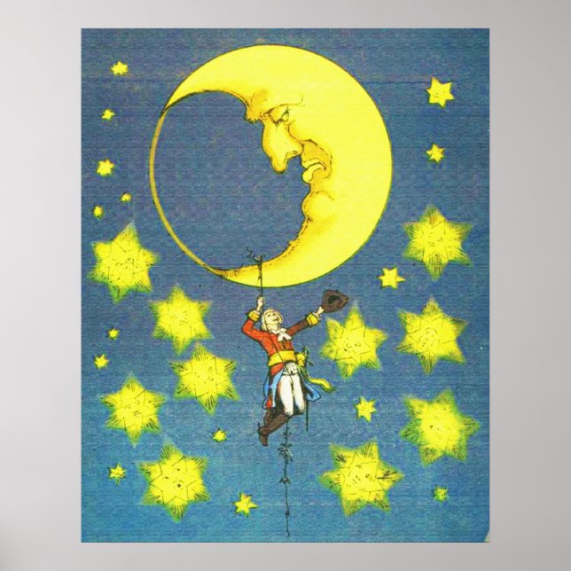 Póster El hombre y la luna (Frente)