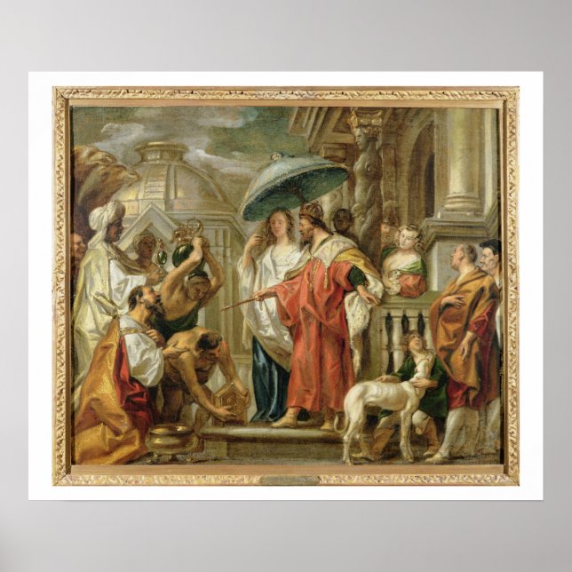 Póster El homenaje del Califa Harun Al-Rashid a Charlemag (Frente)