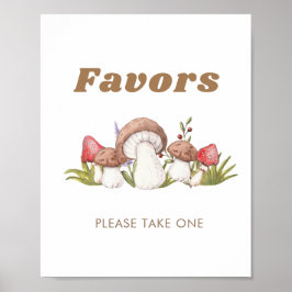 Póster El hongo acuático moderno favorece el Rótulo