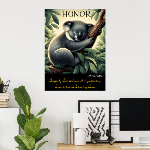 Póster El honor crece en medio del descanso de Serene Koa