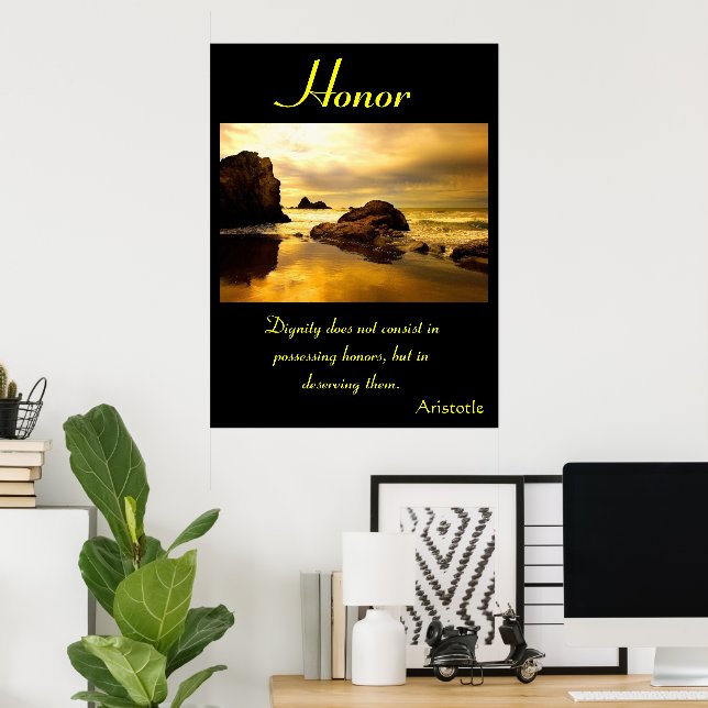 Póster El honor se agita en medio del atemporal ritmo del (Oficina en casa)