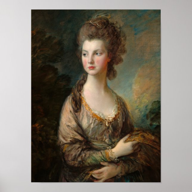 Póster El Honorable. Sra. Thomas Graham, 1775-1777 (Frente)