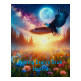 Póster El horizonte del alba del águila se eleva