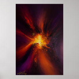 Póster El Horno Interior Abstracto