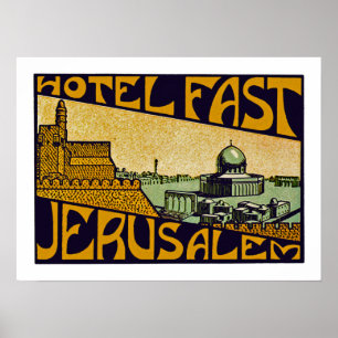 Póster El hotel ayuna Jerusalén