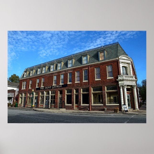 Póster El Hotel Saint George, Weston, Missouri (Frente)