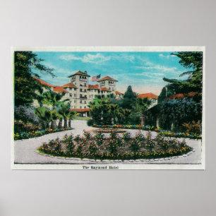 Póster El hotel y el GroundsPasadena, CA de Raymond
