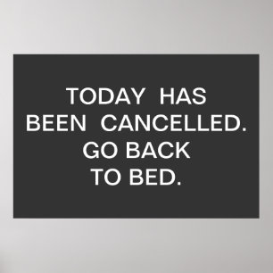 PÓSTER EL HOY HA ESTADO CANCELADO. VUELVA ACOSTAR