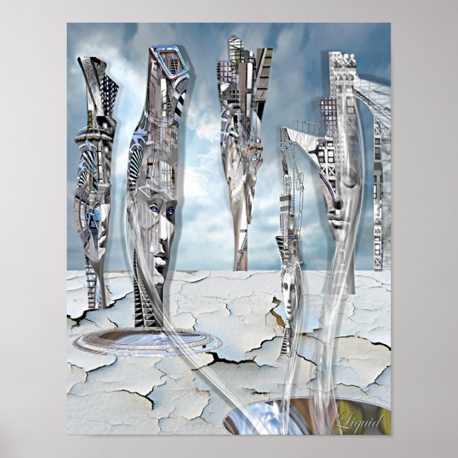 Póster El hueco de agua (impresión) (Frente)