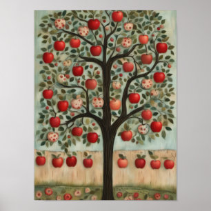 Póster El huerto de manzanas encantado