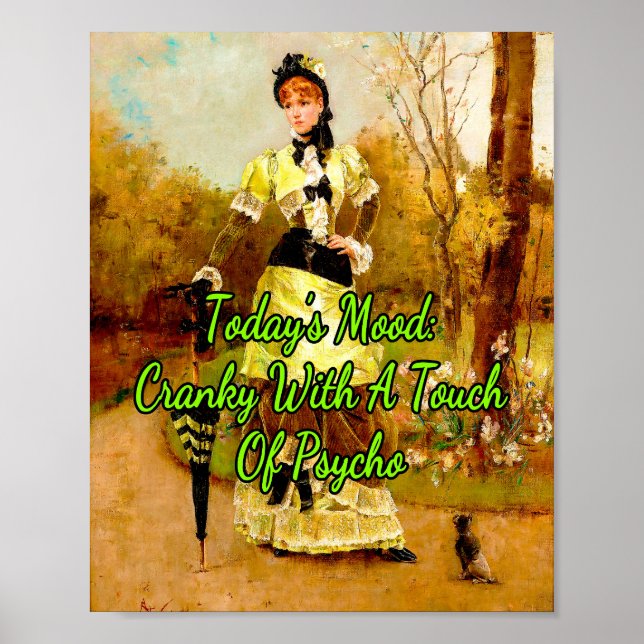 Póster El humor de hoy: La Parisienne de Alfred Stevens (Frente)