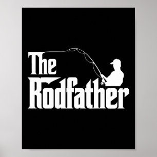 Póster El humor de los padres pescadores graciosos de Rod