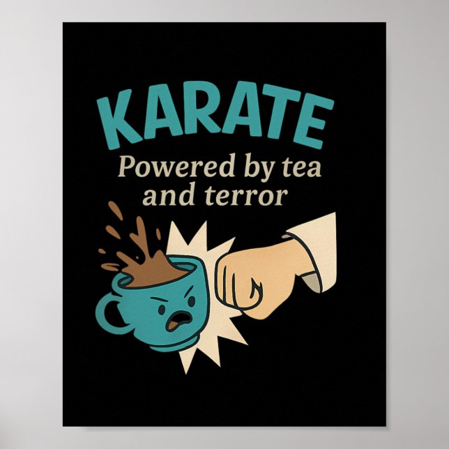 Póster El humor marcial de Karate gracioso (Frente)