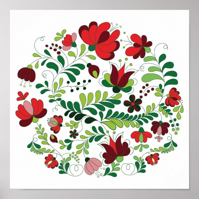 Póster El húngaro mano libre Matyo rojo y verde (Frente)